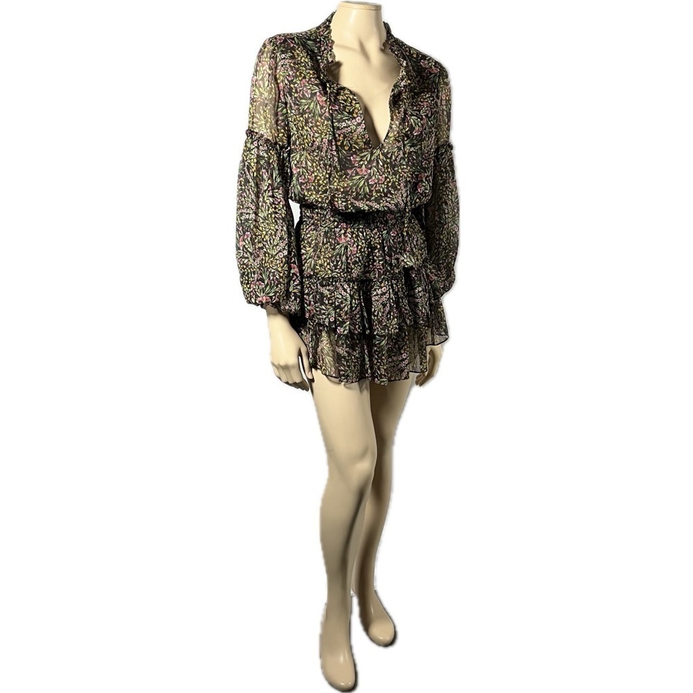 NWT Misa Los Angeles Bohemian Floral Mini Dress